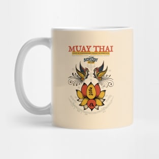 Vintage Muay Thai Tattoo The Art of Eight Limbs Mug